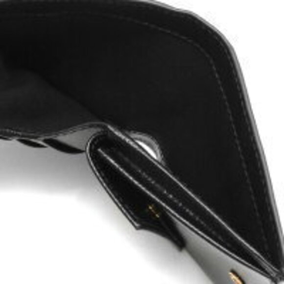 Salvatore Ferragamo Double Gancini Bifold Wallet Black NERO - Picture 3 of 6